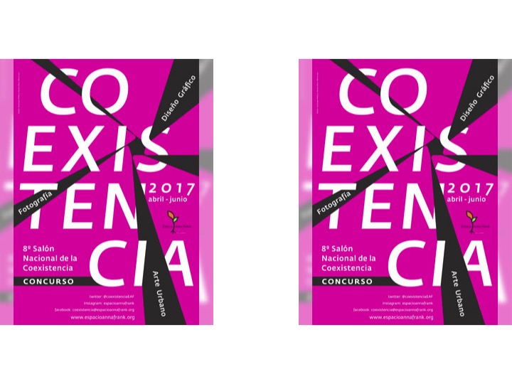 “8vo Salón Nacional de la Coexistencia. 2017 Categorías: Diseño Gráfico, Fotografía y Arte Urbano”