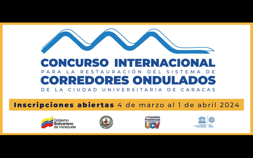 Inicia convocatoria al Concurso Internacional para la Restauración del Sistema de Corredores Ondulados de la UCV